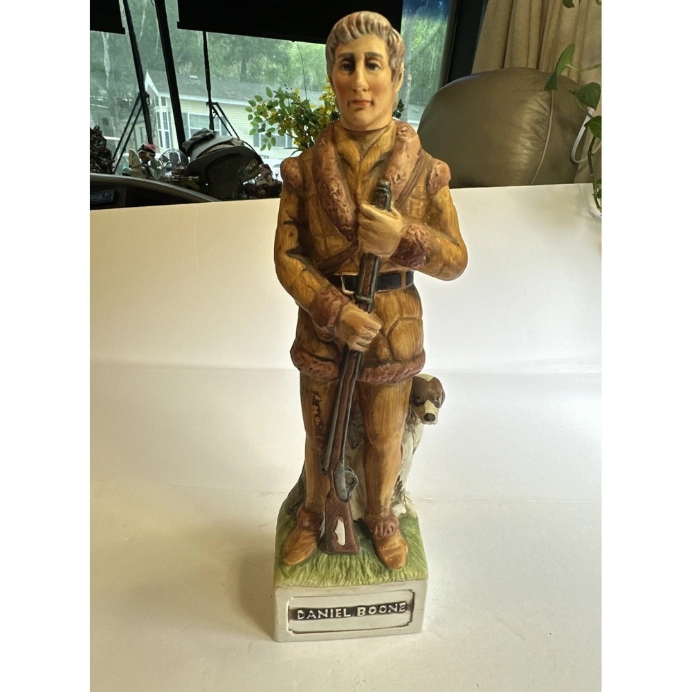 LTD. EDITION "DANIEL BOONE" PORCELAIN, WHISKEY DECANTER McCORMICK DISTILLING CO.